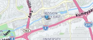 Location of Hooters of Mission Valley on a map