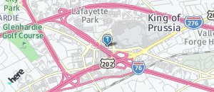 Location of Hooters of King of Prussia on a map