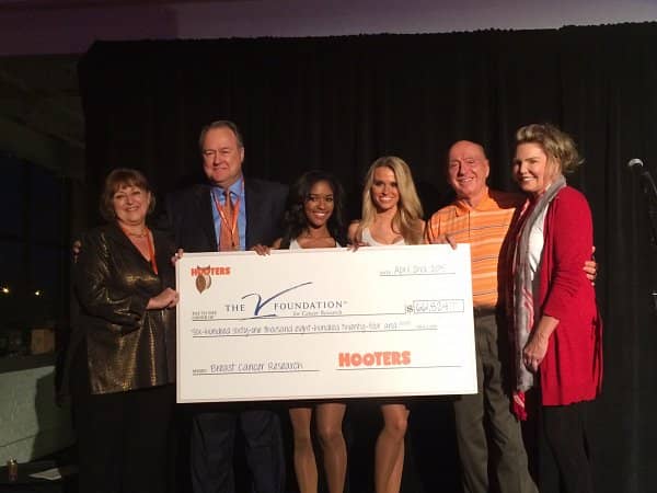 Hooters Raises More Than $660,000 in the Fight Against Breast Cancer