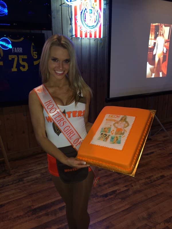 Hooters Names Tyler Suess Hooters Girl of the Year 2014