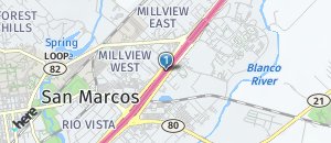 Location of Hooters of San Marcos TX on a map