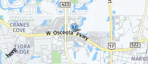 Location of Hooters of Kissimmee East on a map