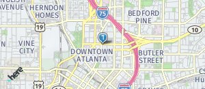 Location of Hooters of Atlanta Downtown on a map