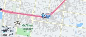 Location of Hooters of McAllen on a map