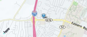 Location of Hooters of Richmond KY on a map