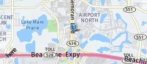 Location of Hooters of Orlando Airport on a map