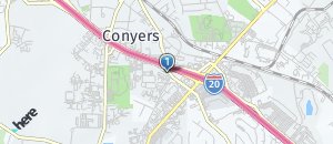 Location of Hooters of Conyers on a map