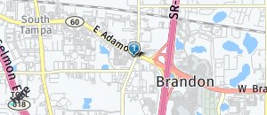 Location of Hooters of Brandon on a map