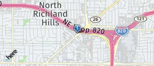 Location of Hooters of North Richland Hills on a map