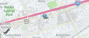 Location of Hooters of Kingston Pike on a map
