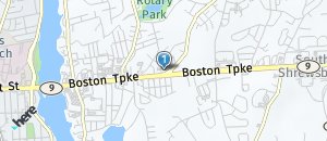 Location of Hooters of Shrewsbury MA on a map