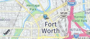 Location of Hooters of Fort Worth Downtown on a map