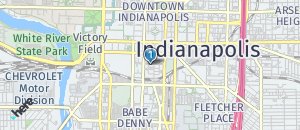 Location of Hooters of Indy Downtown on a map