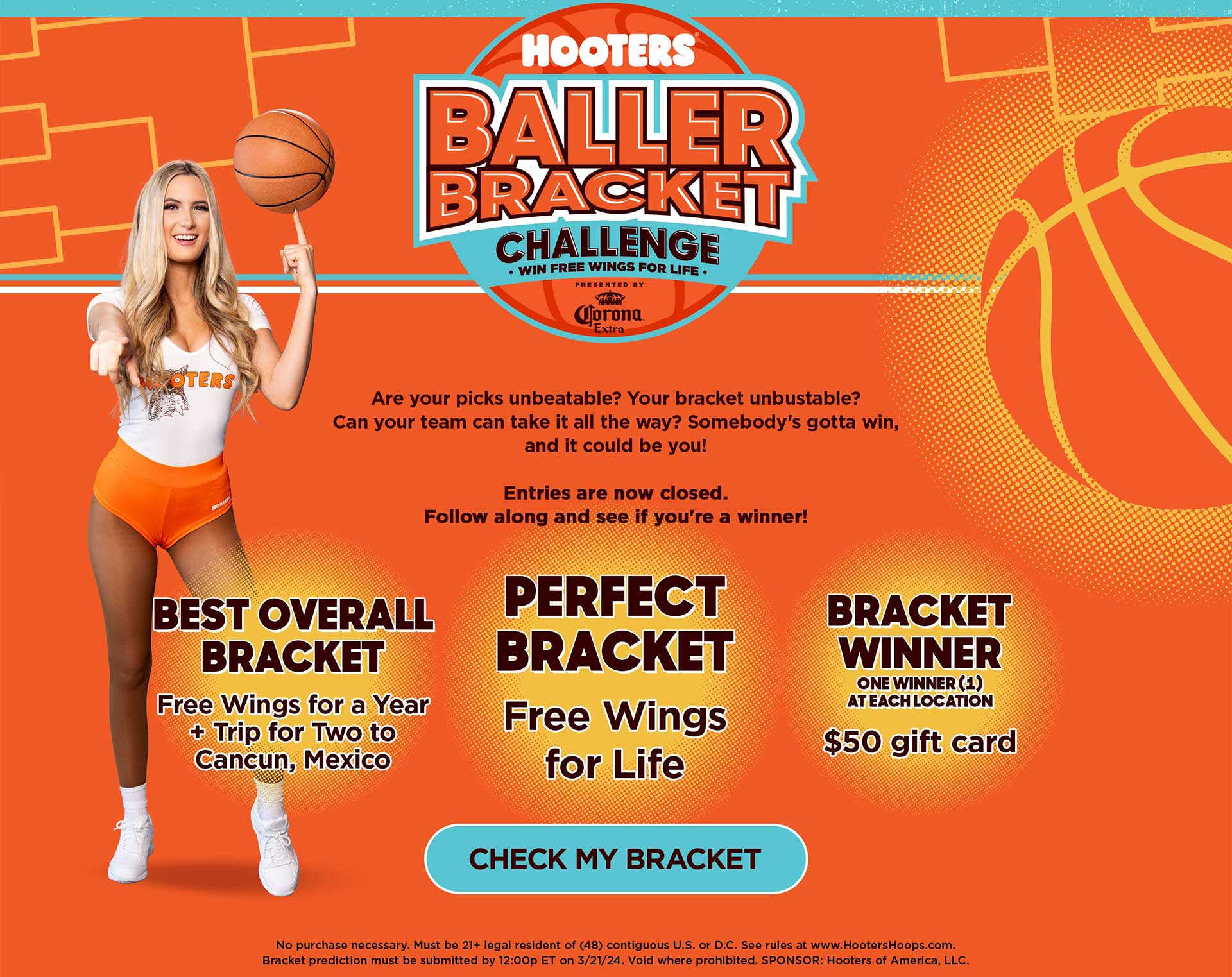 Hooters Baller Bracket Challenge